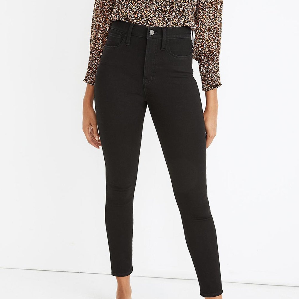 Madewell High-Rise Roadtripper Jeggings in Corburn Wash